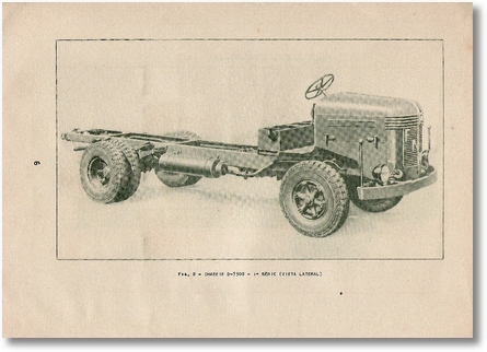 FNM D-7300 - Uso e Manutenção - Chassis - Vista lateral