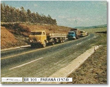 FNM na BR 101 - Paraná (1974)