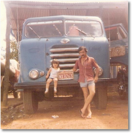 FNM Proprietário Zeno na divisa em Terezina com sua filha Cristiane - Este Alfa pertenceu ao Sr. Pedro Padilha