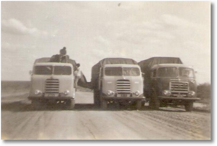 Nene, Carlito Bortolan e Ari Cardozo - São José dos Pinhais a Recife 15 dias em 1965