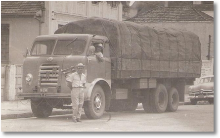 FNM 58 - Na cabine Miguel em pé Gumercindo Berlese