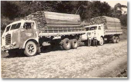 Rubens Maoski e Uylton Ricardo Soares, estrada Porto União para Palmas (Iratizinho)