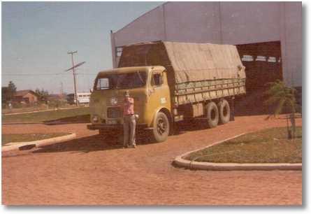 Carlos Bonin em Porto União - Carga de Compensado