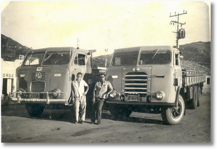 Celso Valaski com Ben Hur, FNM - 1960 e Nelson Pampuch