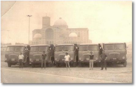 Proprietário dos FNMs Nenê Dal Negro e Juca Iachiski - Negoseki, Osmar Pallu, Macarão, Neguinho e Narciso em 1979