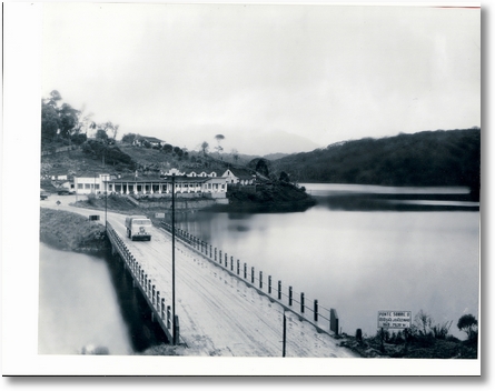 Ponte sobre a represa Vossoroca anos 60 BR 376-nesta época se levava 18 horas para ir de São Jose dos Pinhais a Joinville- 12