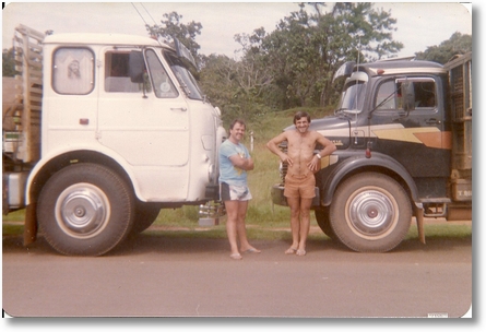 FNM 180 motorista Eloy Dimas e Antonio Dissenha em Alto Araguaia MT 1988